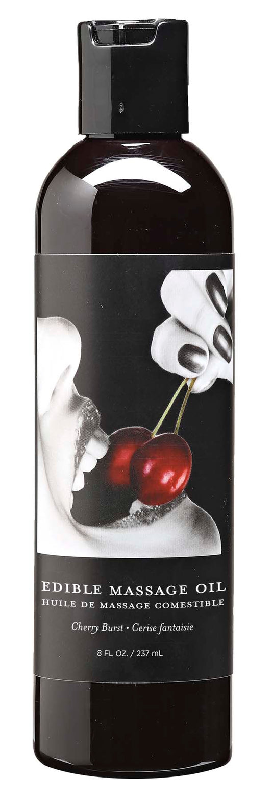 Edible Massage Oil - Cherry - 8 Fl. Oz. EB-MSE001 Edible Massage Oil - Cherry - 8 Fl. Oz. EB-MSE001