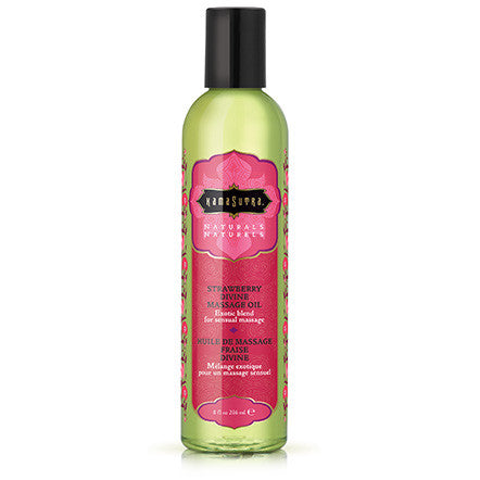 Naturals Massage Oil - Strawberry Divine 8 Fl Oz KS10194 Naturals Massage Oil - Strawberry Divine 8 Fl Oz KS10194
