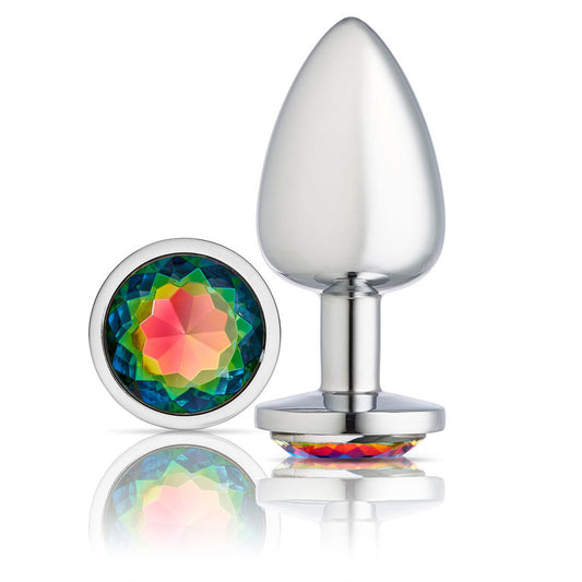 Cloud 9 Novelties Gems Silver Chromed Anal Plug - Large WTC302 Cloud 9 Novelties Gems Silver Chromed Anal Plug - Large WTC302