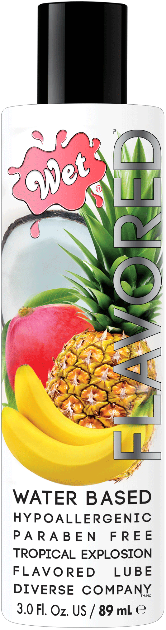 Wet Flavored Tropical Explosion - 3 Fl Oz WT21518 Wet Flavored Tropical Explosion - 3 Fl Oz WT21518
