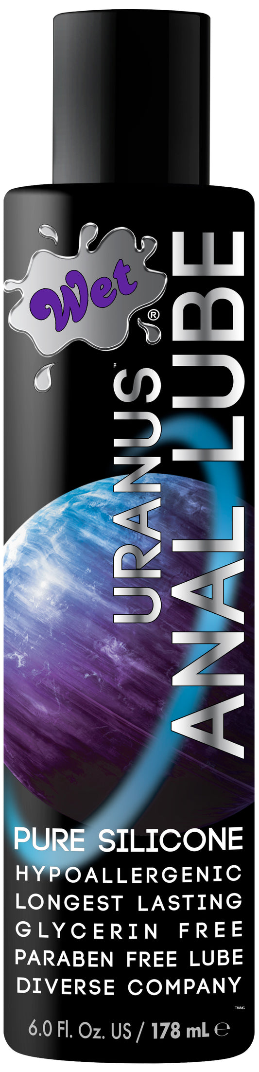 Wet Uranus Silicone Based Lubricant - 6 Fl. Oz. WT35004 Wet Uranus Silicone Based Lubricant - 6 Fl. Oz. WT35004