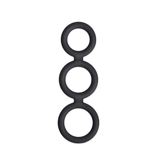 Renegade Triad Cock Ring - Black NSN1116-83 Renegade Triad Cock Ring - Black NSN1116-83