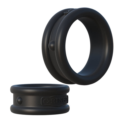Fantasy C-Ringz Max Width Silicone Rings - Black PD5905-23 Fantasy C-Ringz Max Width Silicone Rings - Black PD5905-23