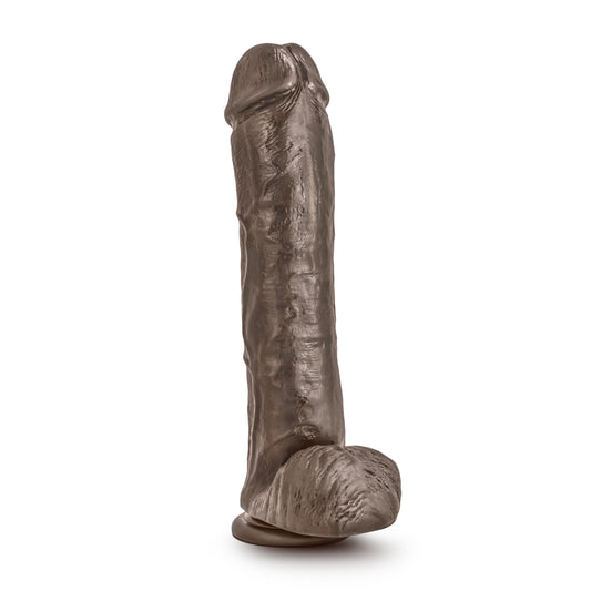 Dr. Skin Mr. Savage 11.5 Inch Dildo With Suction  Cup - Chocolate BL-15426 Dr. Skin Mr. Savage 11.5 Inch Dildo With Suction  Cup - Chocolate BL-15426