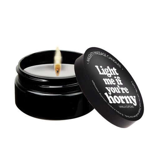 Light Me if You're Horny - Massage Candle - 2 Oz KS14302 Light Me if You're Horny - Massage Candle - 2 Oz KS14302