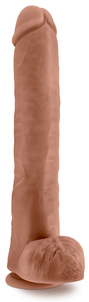 Au Naturel -  Daddy - 14 Inch Dildo - Mocha BL-26647 Au Naturel -  Daddy - 14 Inch Dildo - Mocha BL-26647