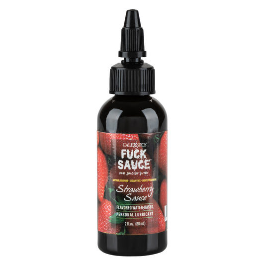 Fuck Sauce Flavored Water-Based Personal  Lubricant - Strawberry - 2 Fl. Oz. SE2410151 Fuck Sauce Flavored Water-Based Personal  Lubricant - Strawberry - 2 Fl. Oz. SE2410151