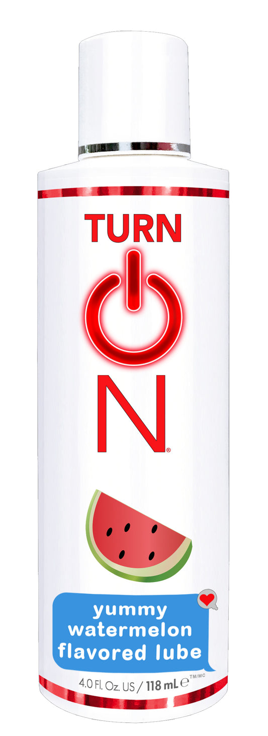 Turn on Yummy Watermelon Flavored Lube - 4 Fl. Oz WT56616 Turn on Yummy Watermelon Flavored Lube - 4 Fl. Oz WT56616