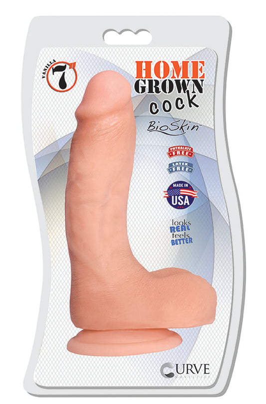 7 Inch Home Grown Cock - Vanilla CN-0104-06-10 7 Inch Home Grown Cock - Vanilla CN-0104-06-10