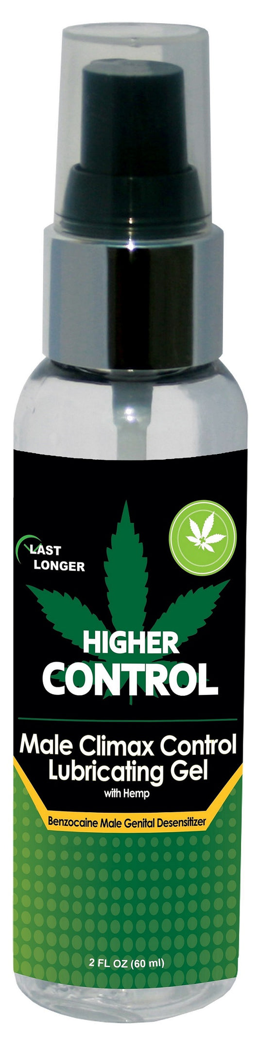Higher Control Male Climax Control Lubricating Gel With Hemp - 2 Fl. Oz. / 60 ml BA-HCC20 Higher Control Male Climax Control Lubricating Gel With Hemp - 2 Fl. Oz. / 60 ml BA-HCC20