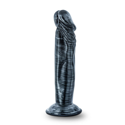 Jet - Ebony - 6 Inch Dildo - Carbon Metallic Black BL-14625 Jet - Ebony - 6 Inch Dildo - Carbon Metallic Black BL-14625