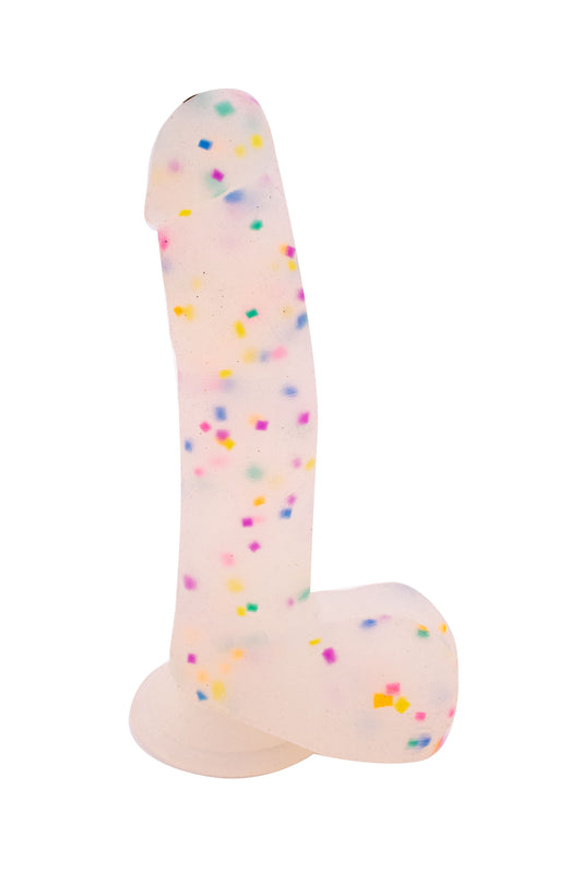 Get Lucky Confetti Cock - 8.5 Inch TMN-GL-4080 Get Lucky Confetti Cock - 8.5 Inch TMN-GL-4080