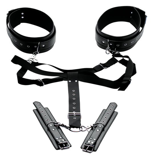 Acquire Easy Access Thigh Harness With Wrist Cuffs MS-AE801 Acquire Easy Access Thigh Harness With Wrist Cuffs MS-AE801