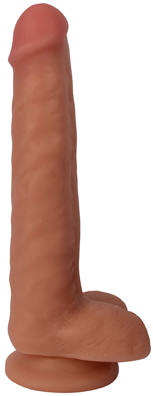 8 Inch Slim Dong With Balls - Vanilla CN-12-0516-10 8 Inch Slim Dong With Balls - Vanilla CN-12-0516-10