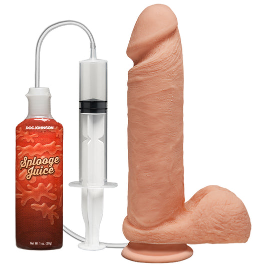 The D - Perfect D - Squirting 8 Inch With Balls DJ1702-04-BX The D - Perfect D - Squirting 8 Inch With Balls DJ1702-04-BX