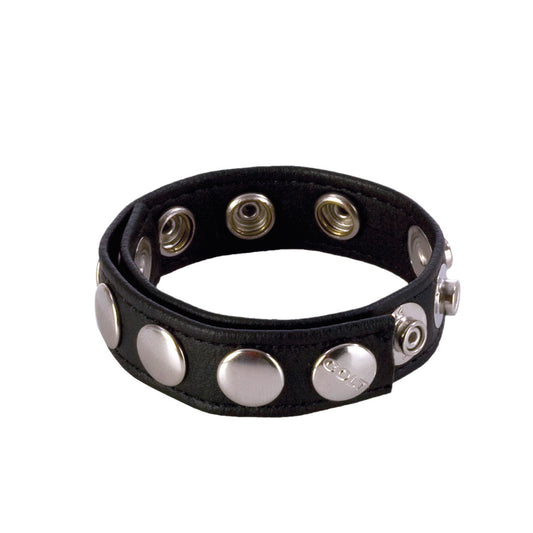 Colt 8 Snap Fastener Leather Strap - Black SE6843402 Colt 8 Snap Fastener Leather Strap - Black SE6843402