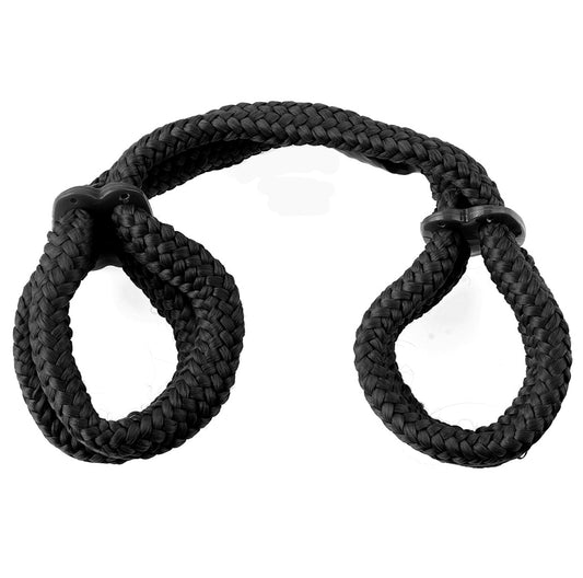 Fetish Fantasy Series Silk Rope Love Cuffs - Black PD3867-23 Fetish Fantasy Series Silk Rope Love Cuffs - Black PD3867-23