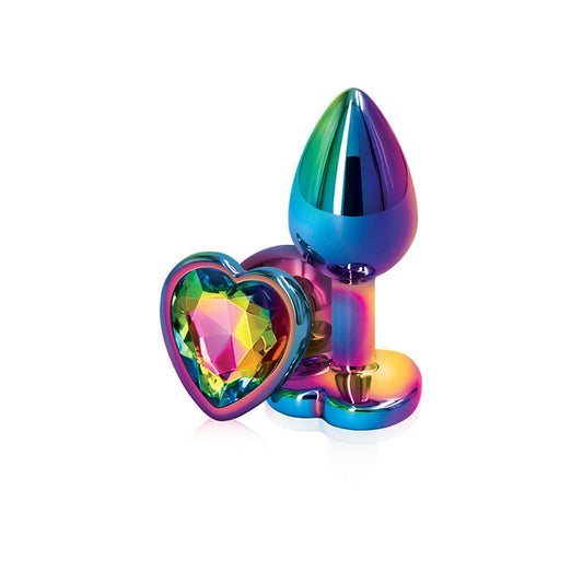 Rear Assets - Multicolor Heart - Small - Rainbow NSN0962-19 Rear Assets - Multicolor Heart - Small - Rainbow NSN0962-19