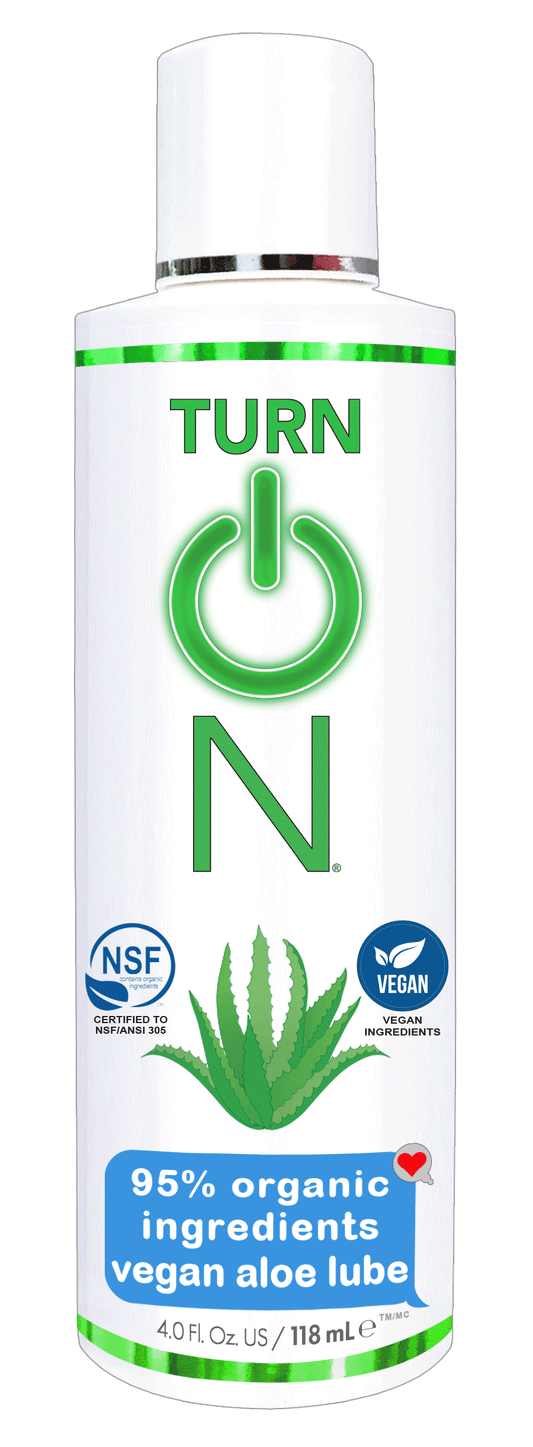 Turn on 95% Organic Ingredients Vegan Aloe Lube - 4 Fl. Oz. WT56314 Turn on 95% Organic Ingredients Vegan Aloe Lube - 4 Fl. Oz. WT56314