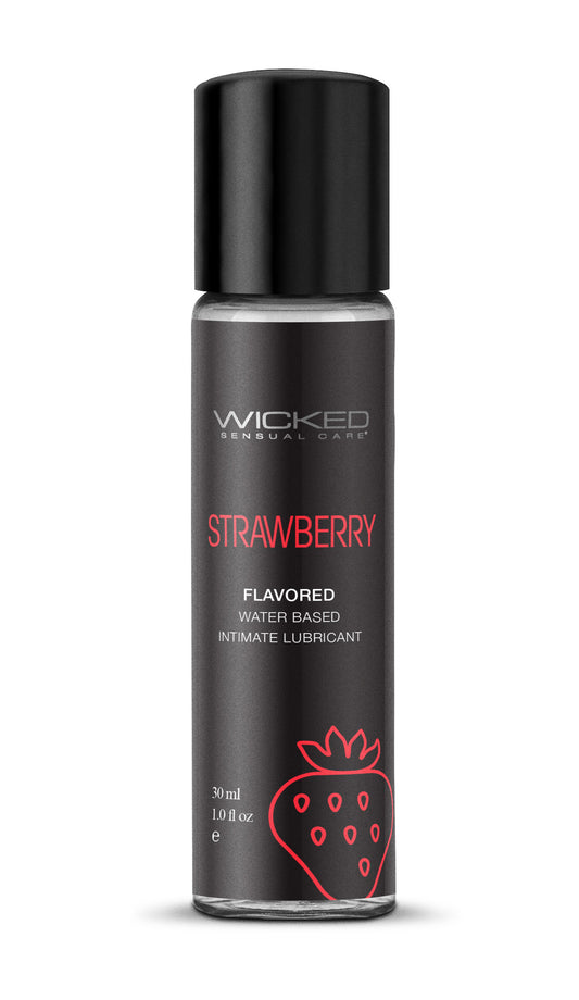 Aqua Strawberry Flavored Water Based Intimate  Lubricant - 1 Fl. Oz. WS-90411 Aqua Strawberry Flavored Water Based Intimate  Lubricant - 1 Fl. Oz. WS-90411