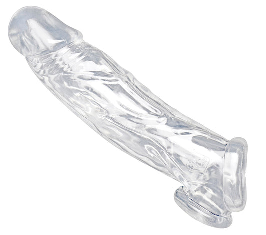 Realistic Clear Penis Enhancer and Ball Stretcher SM-AF697 Realistic Clear Penis Enhancer and Ball Stretcher SM-AF697