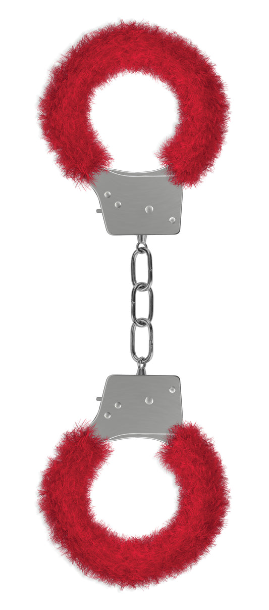 Beginner's Furry Handcuffs - Red OU-OU002RED Beginner's Furry Handcuffs - Red OU-OU002RED
