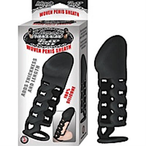 Mack Tuff Woven Penis Sheath - Black NW2554