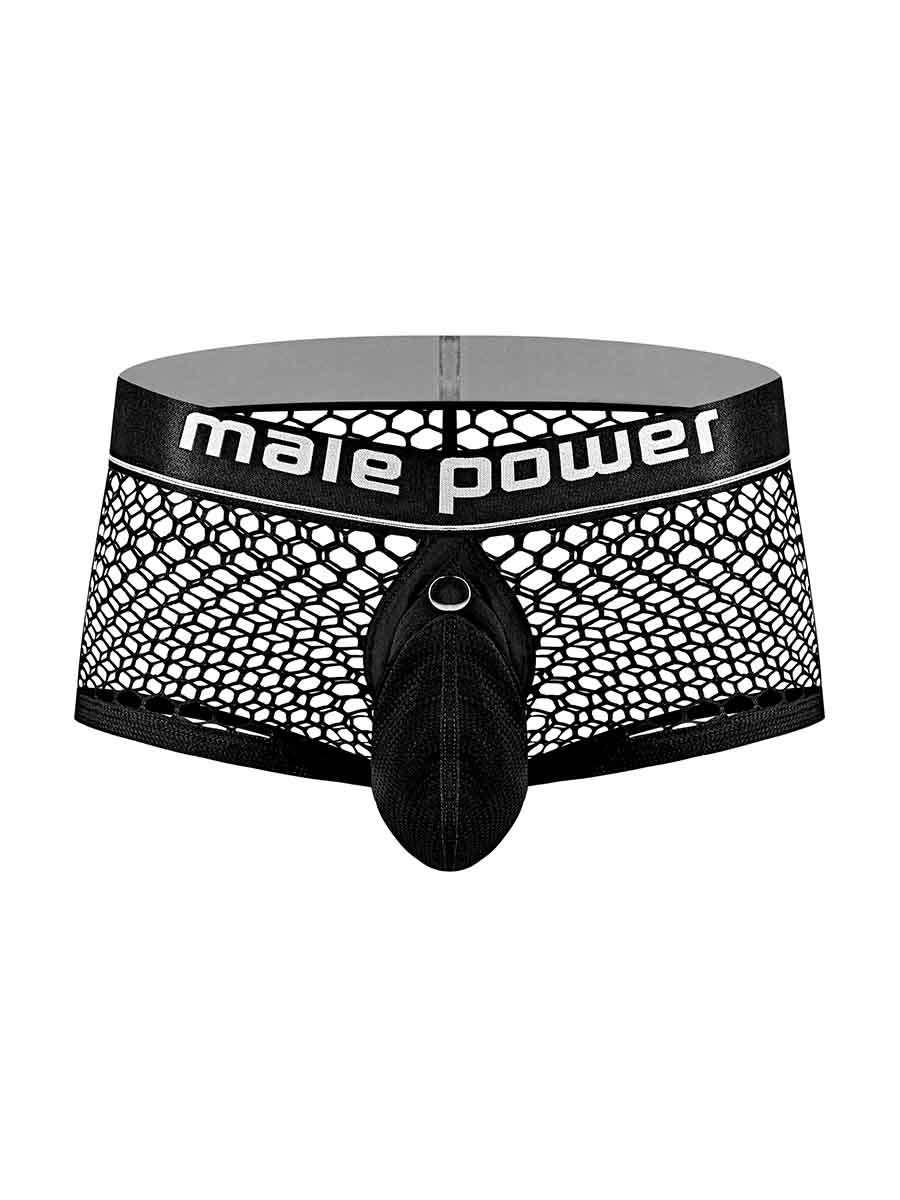 Cock Pit Net Mini Cock Ring Short - Small - Black MP-120260BKSL