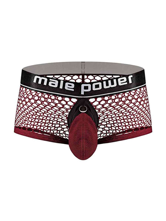 Cock Pit Net Mini Cock Ring Short - Medium -  Burgundy MP-120260BNMD