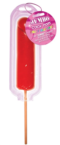 Jumbo Cock Pops Fruit Flavored - Strawberry HTP2358