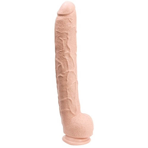 Dick Rambone Cock - 17 Inch - White DJ0268-00