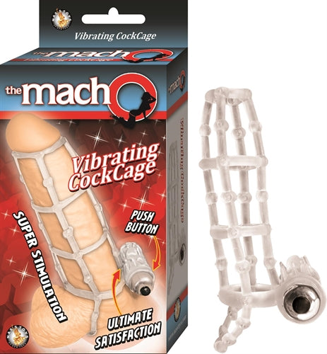 The Macho Vibrating Cockring - Clear NW2595-3 The Macho Vibrating Cockring - Clear NW2595-3