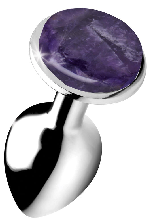 Amethyst Anal Plug - Small BTYS-AG733-SML Amethyst Anal Plug - Small BTYS-AG733-SML