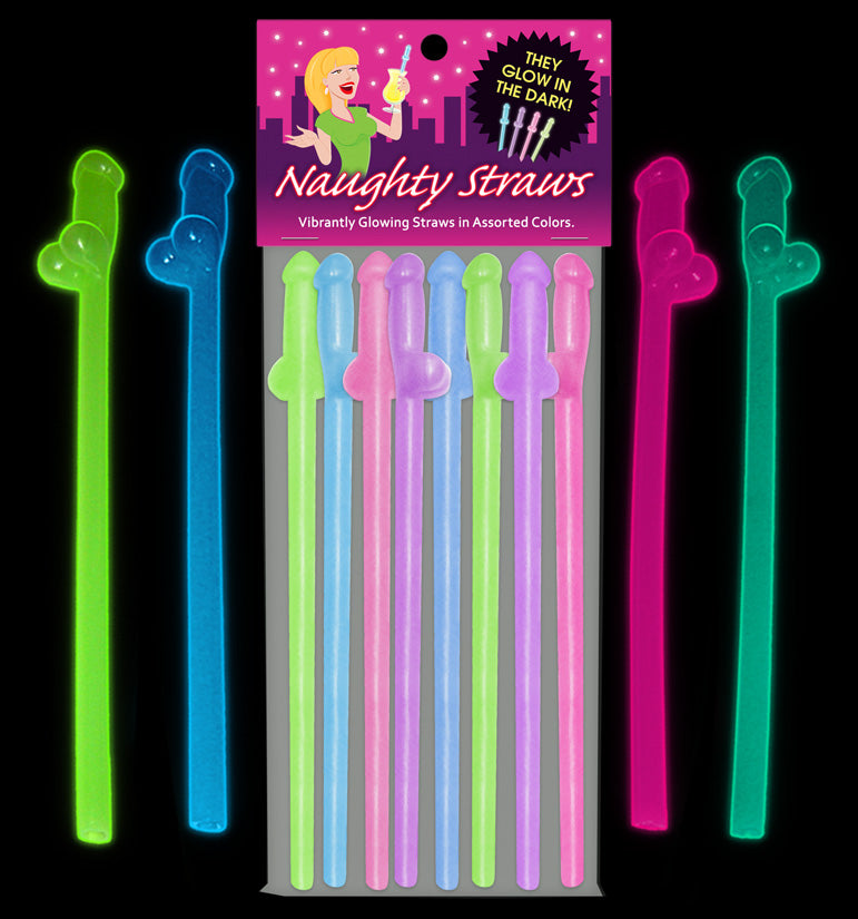 Glow-in-the-Dark Naughty Straws KG-NVS97