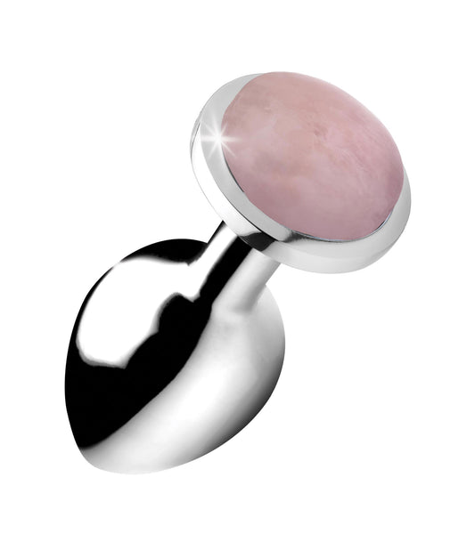 Rose Quartz Anal Plug - Medium BTYS-AG734-MED Rose Quartz Anal Plug - Medium BTYS-AG734-MED