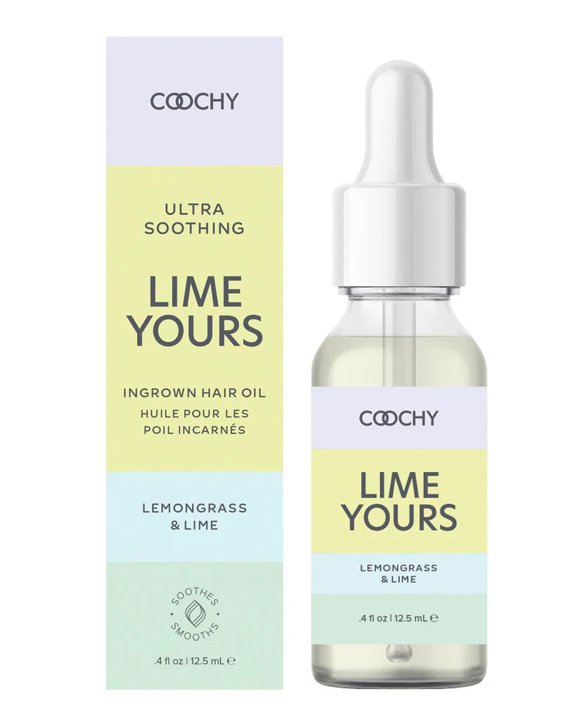 Coochy Ultra Soothing Lime Yours Ingrown Hair Oil  - Lemongrass and Lime - 4 Oz COO8000-01