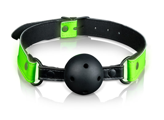 Breathable Ball Gag - Glow in the Dark OU-OU758GLO