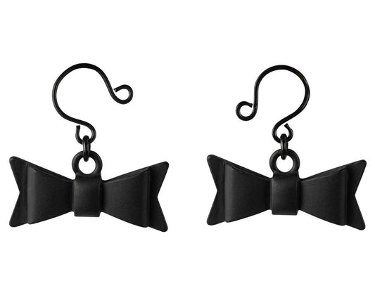 Bow Tie Nipple Jewelry - Black SS520-29 Bow Tie Nipple Jewelry - Black SS520-29