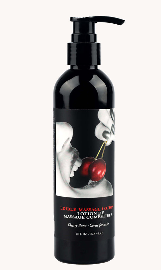 Edible Massage Lotion - Cherry - 8 Fl. Oz. EB-MLE001