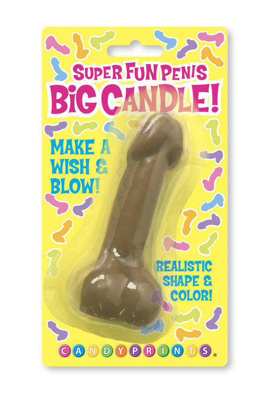 Super Fun Big Penis Candle - Brown CP-939 Super Fun Big Penis Candle - Brown CP-939