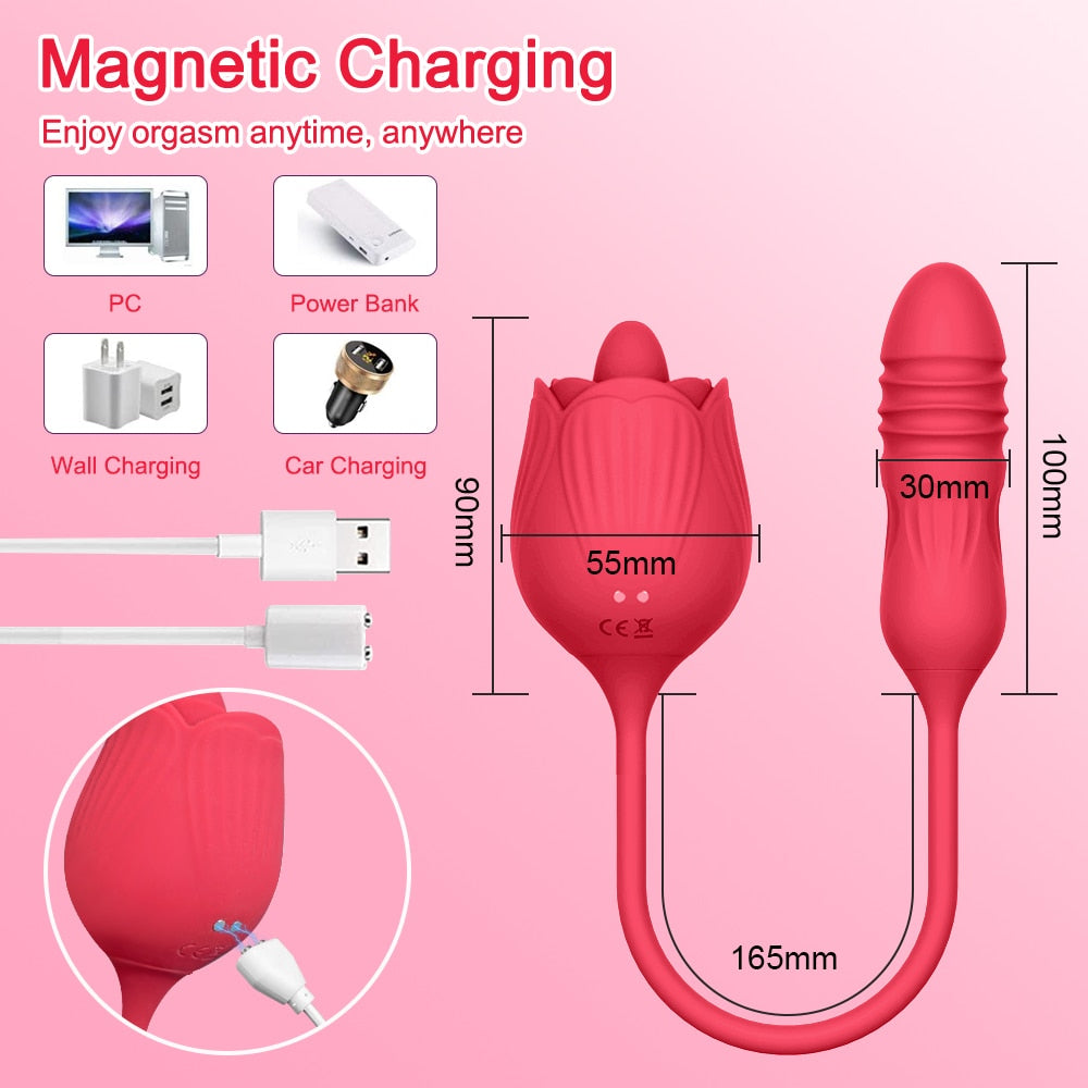 Rose Clitoral Suction Stimulator