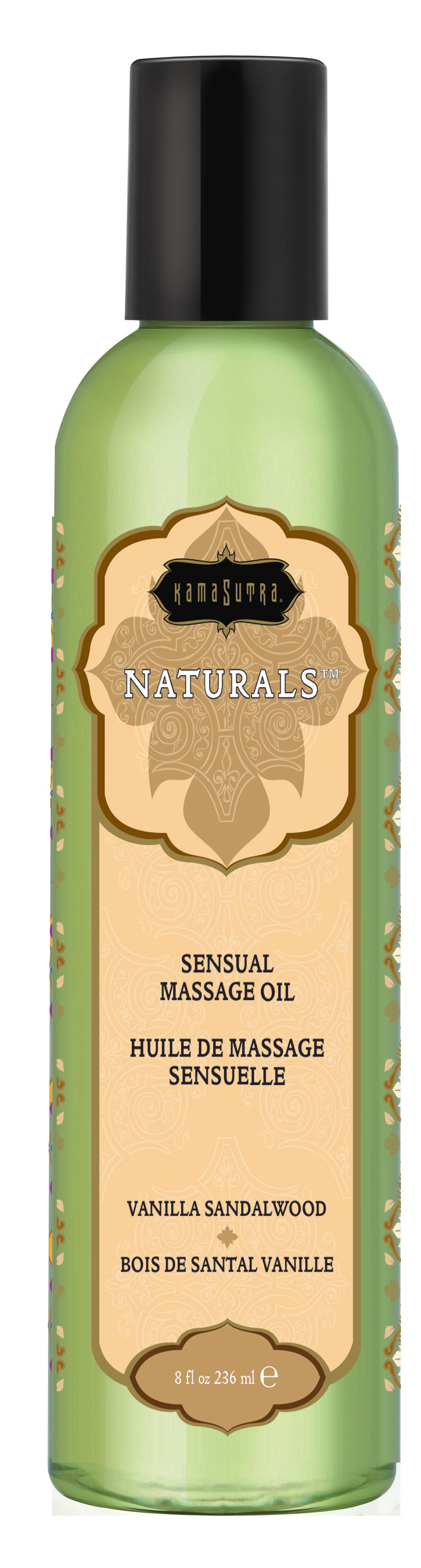 Naturals Massage Oil - Vanilla Sandalwood  8 Fl. Oz. KS10244