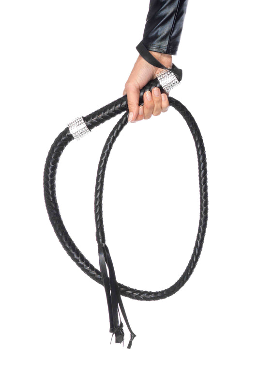 Rhinestone Handle Whip LA-2626 Rhinestone Handle Whip LA-2626