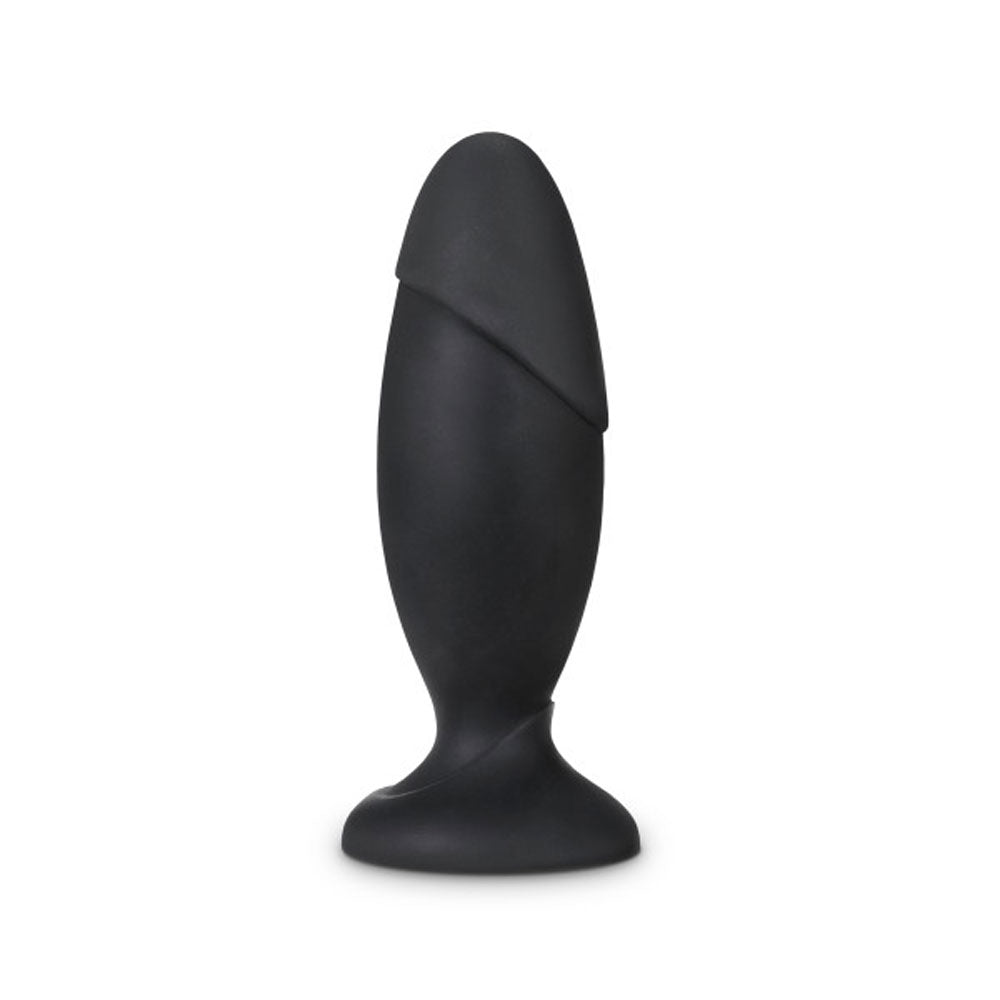 Anal Adventures - Platinum - Silicone Rocket Plug - Black BL-12345