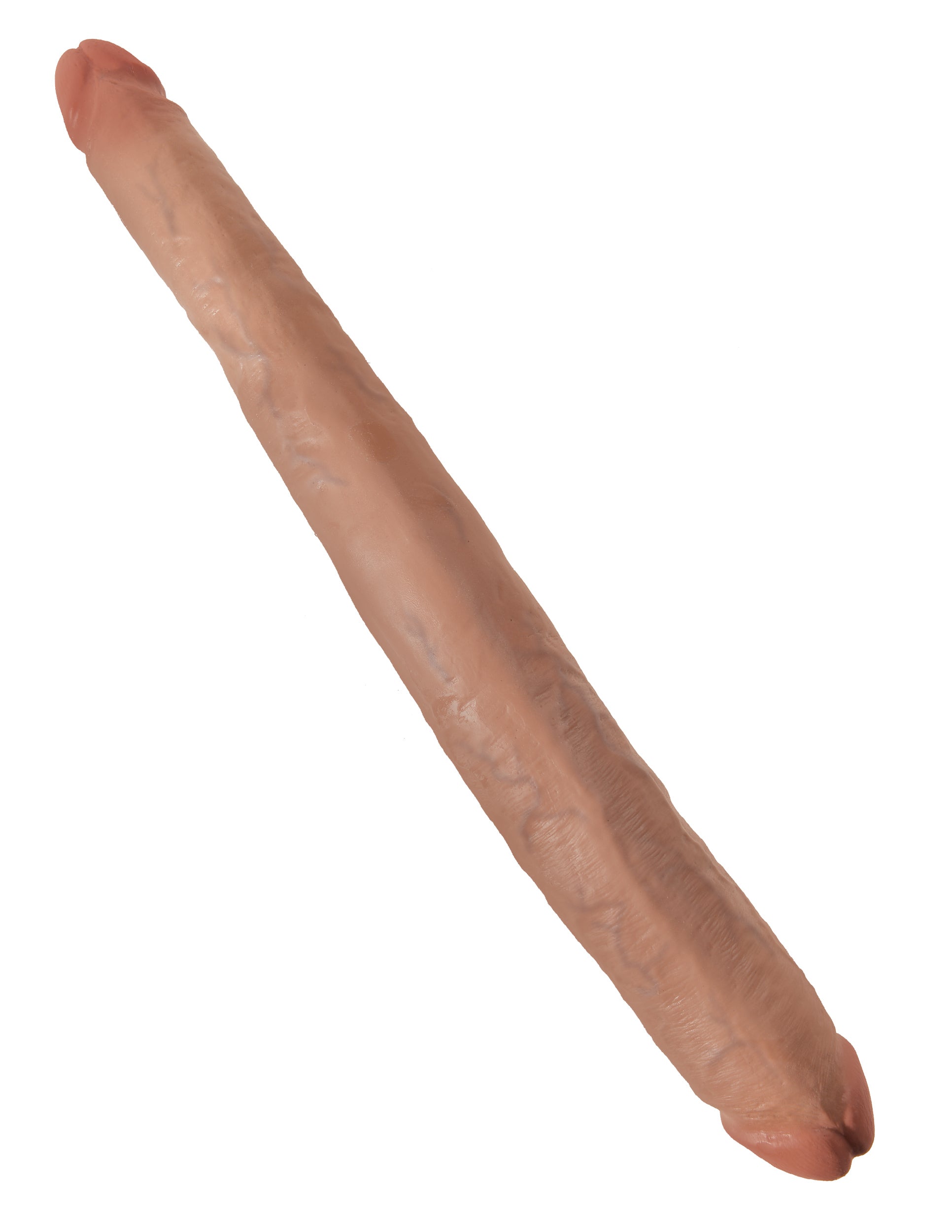 King Cock  16 Inch Tapered Double Dildo - Tan PD5517-22