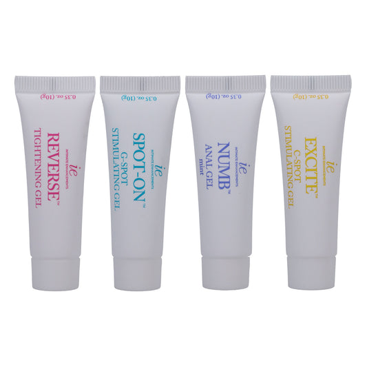 Intimate Enhancements - Intensify Pleasure -  Fishbowl Bulk Refill - 100 Pieces -  0.35 Oz  Tubes DJ1313-95-BU