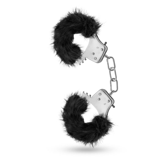 Temptasia - Plush Fur Cuffs - Black BL-55515 Temptasia - Plush Fur Cuffs - Black BL-55515