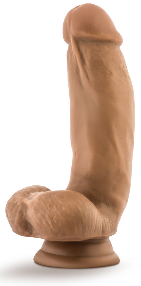 Dr. Skin Silicone - Dr. Samuel - 7 Inch Dildo With Suction Cup - Mocha BL-16737