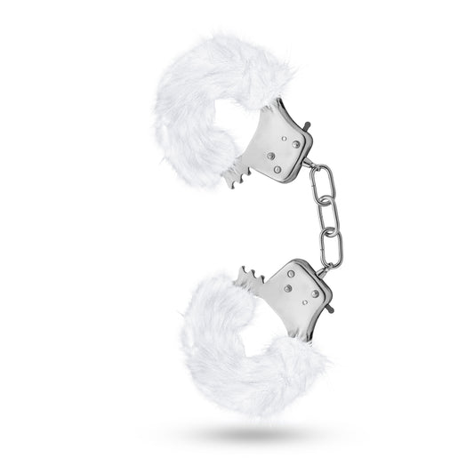 Temptasia - Plush Fur Cuffs - White BL-55514 Temptasia - Plush Fur Cuffs - White BL-55514