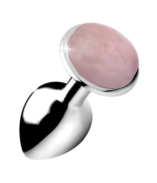 Rose Quartz Anal Plug - Small BTYS-AG734-SML Rose Quartz Anal Plug - Small BTYS-AG734-SML